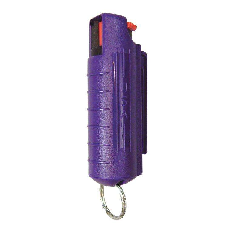 Safes Security Personal Security Products Ready Series 1/2 OZ. PEPPER SPRAY W/HARD CASE & KEY RING- PURPLE • Model: Ready Series